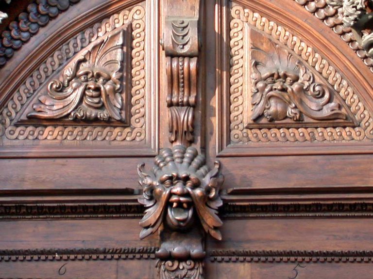 Door on Old Town Hall Bohemia Prague magic tarot