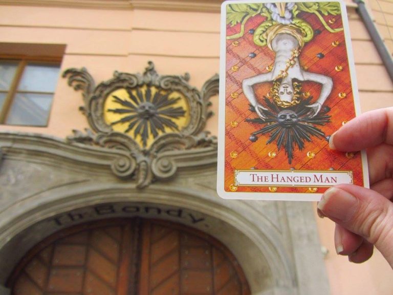 Hanged Man next to the House at the Black Sun