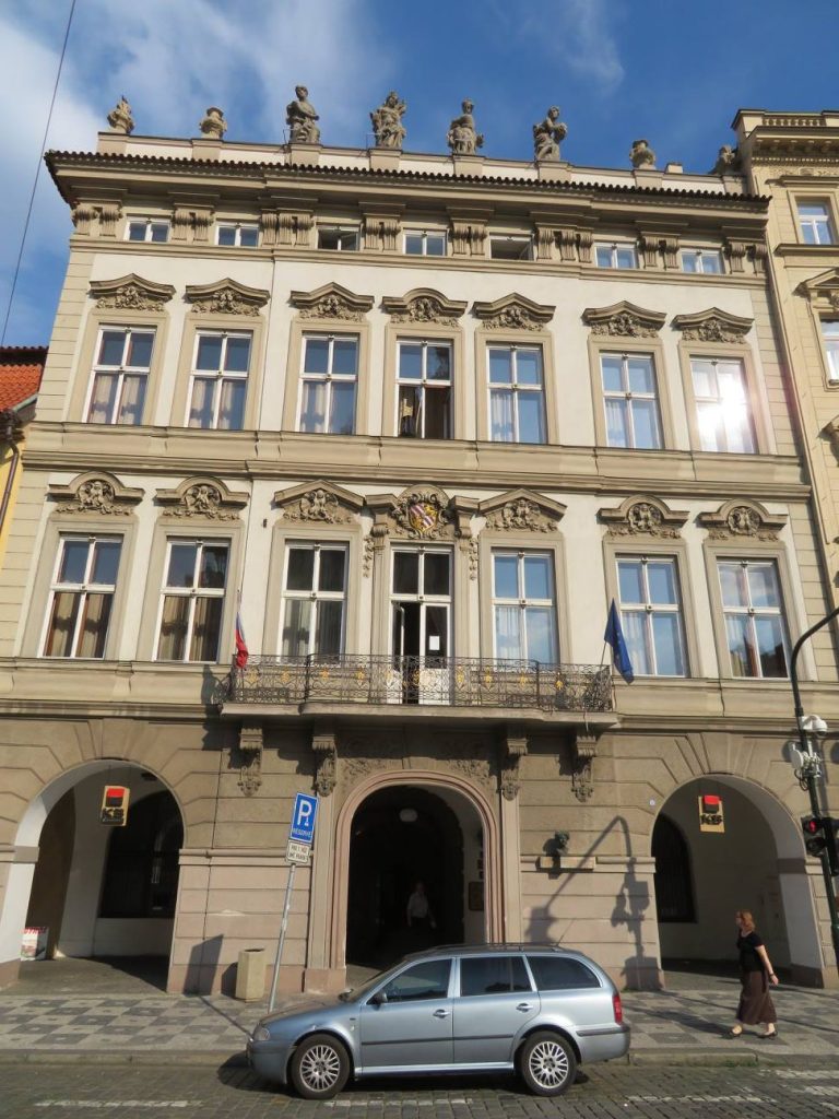 Kaiserstein Palace in Prague magic bohemia tarot odf prague