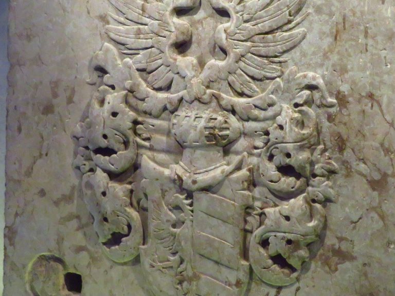 Tombstone inside Fresco inside Prague Crossroads tarot of prague