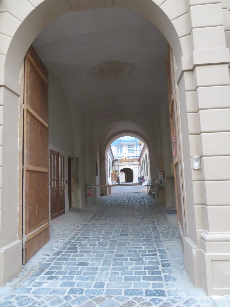 Alley next to Prague Crossroads magic bohemia tarot of prague