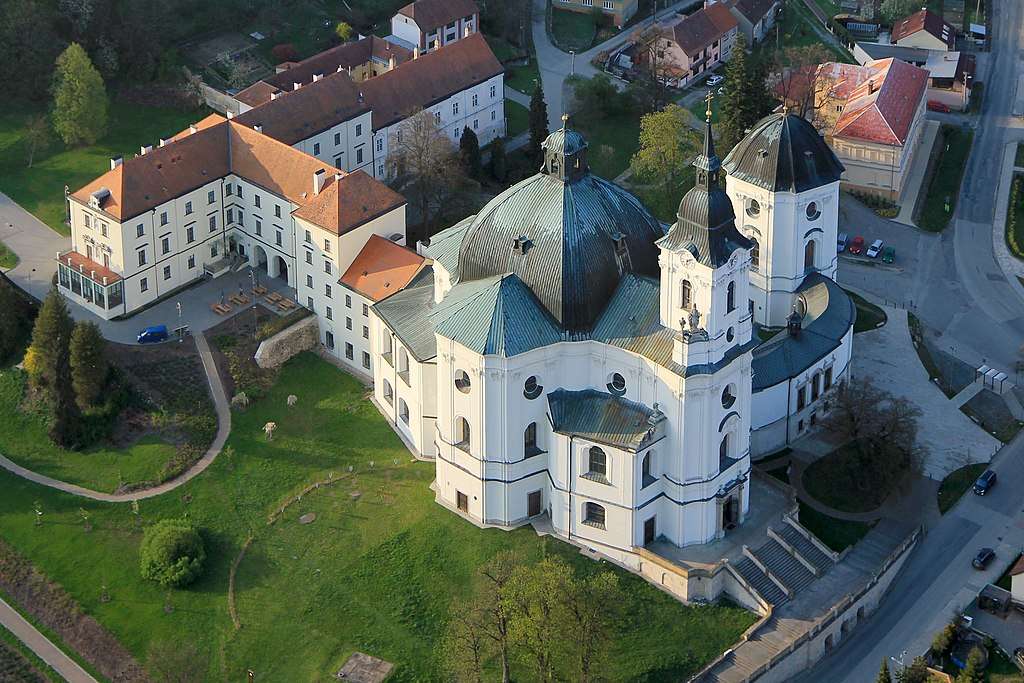 Church of the Blessed Virgin Mary in Křtiny . Wikimedia commons, CC BY SA 4.o