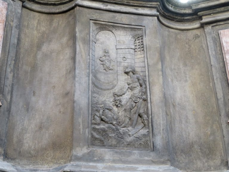 Plague column in Maltézské náměstí baroque gothic tarot prague