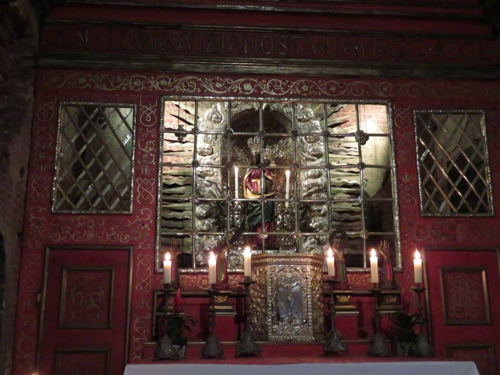 Black Madonna in the Santa Casa of Prague's Loreta