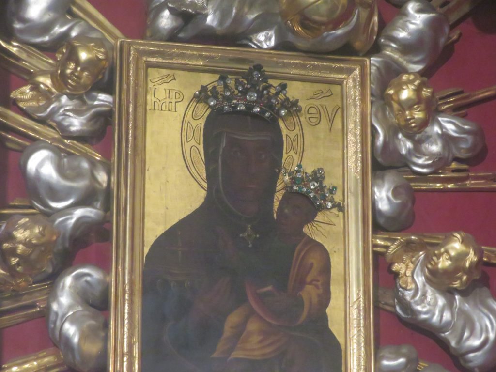 Black Madonna in Our Lady Under the Chain