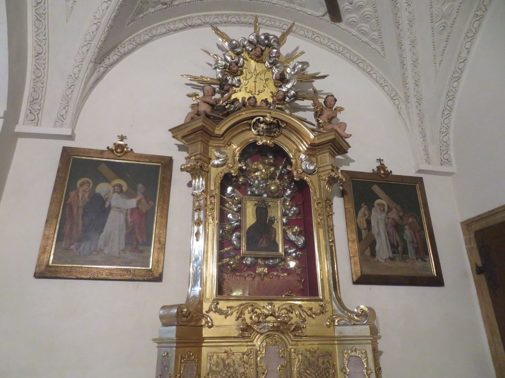 Black Madonna in Our Lady Under the Chain