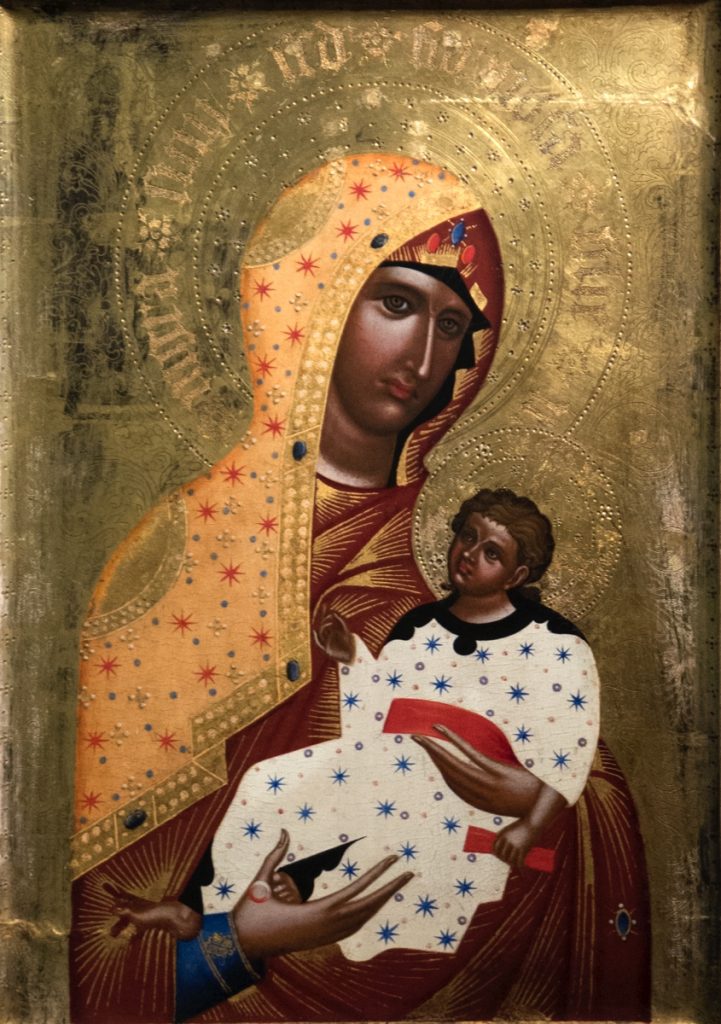 Madonna of Březnice, via Wikimedia commons, public domain