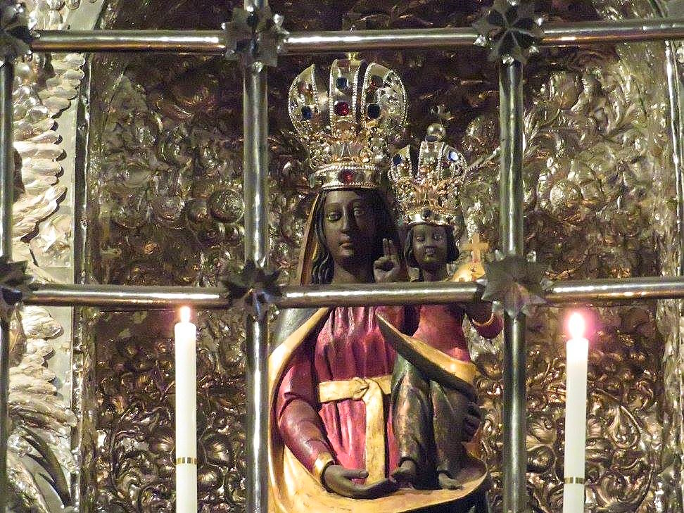 Black Madonna in the Santa Casa of Prague's Loreta
