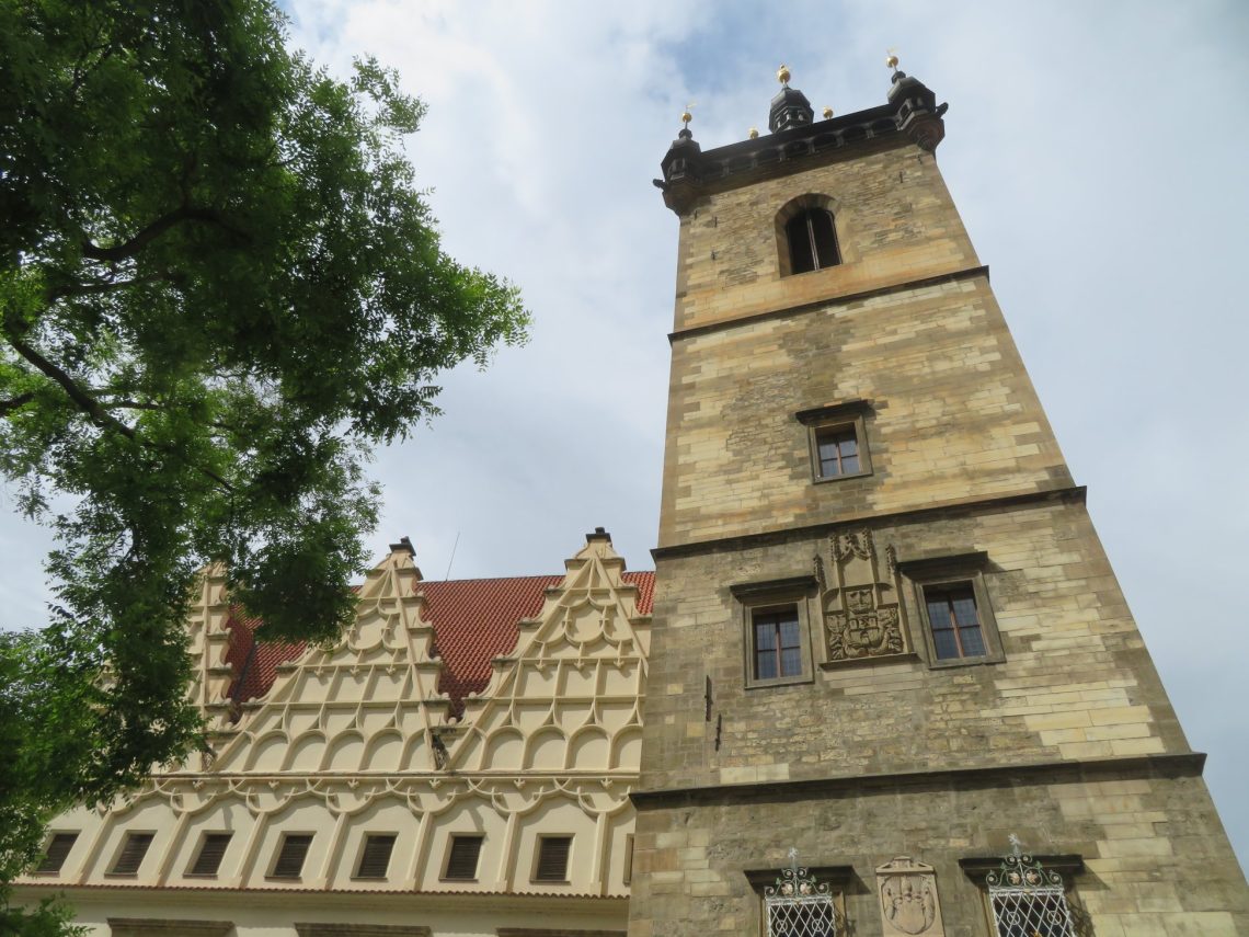 New Town Hall Tower tarot of prague magic bohemia