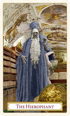 Hierophant from the Tarot of Prague magic bohemia